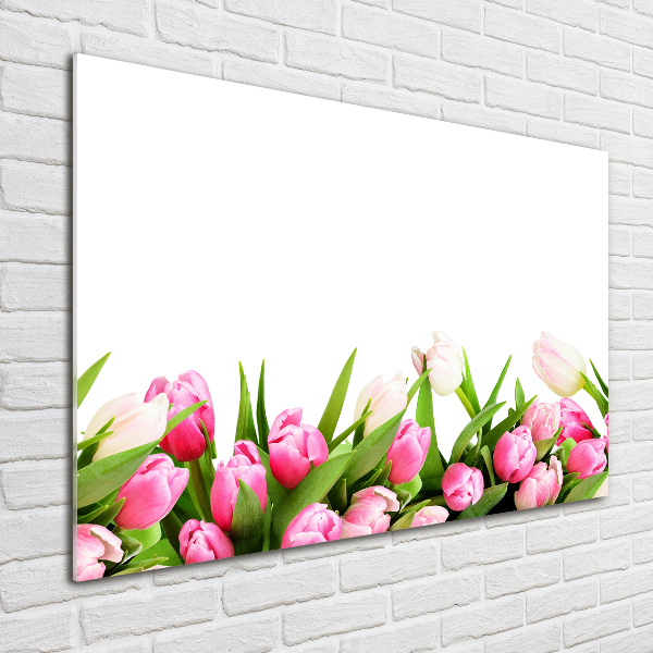 Plexiglas foto Roze tulpen
