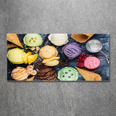 Plexiglas foto Kleurrijk ijs