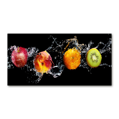 Foto in plexiglas Fruit en water