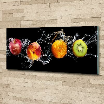 Foto in plexiglas Fruit en water