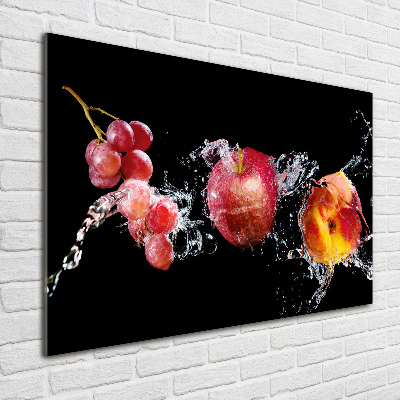 Foto in plexiglas Fruit en water