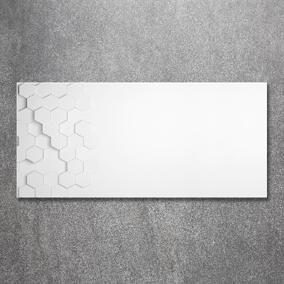 Foto in plexiglas Achtergrond met zeshoeken