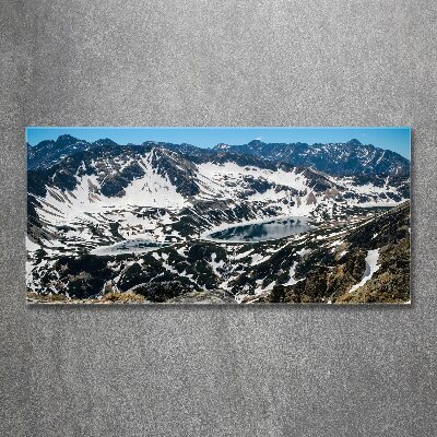 Plexiglas foto Meer in het Tatragebergte