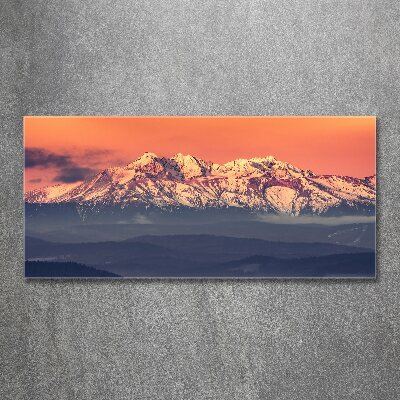 Foto in plexiglas Zonsopgang in het Tatragebergte