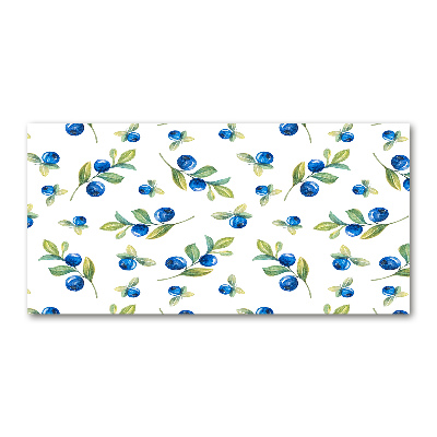 Schilderij op acrylglas Bosbessen