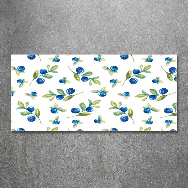 Schilderij op acrylglas Bosbessen