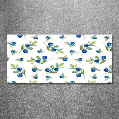 Schilderij op acrylglas Bosbessen