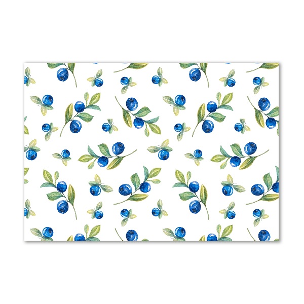 Schilderij op acrylglas Bosbessen