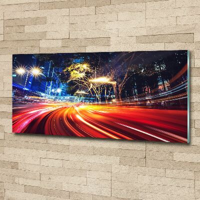 Plexiglas schilderij Snelheid in de stad
