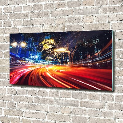 Plexiglas schilderij Snelheid in de stad