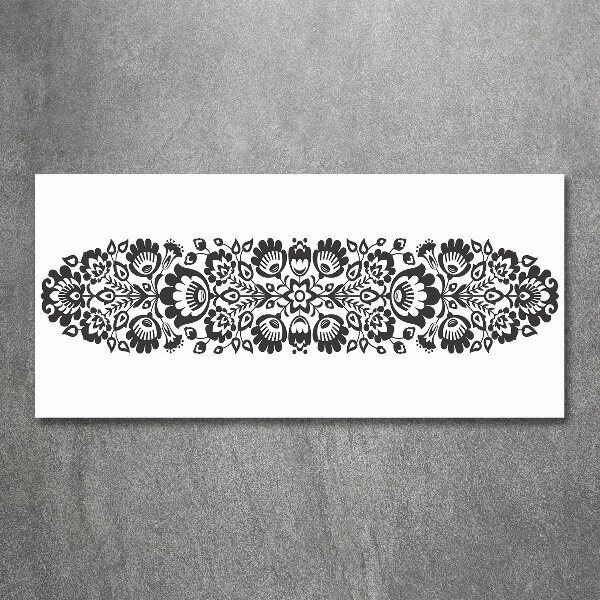 Schilderij op acrylglas Volksbloemen