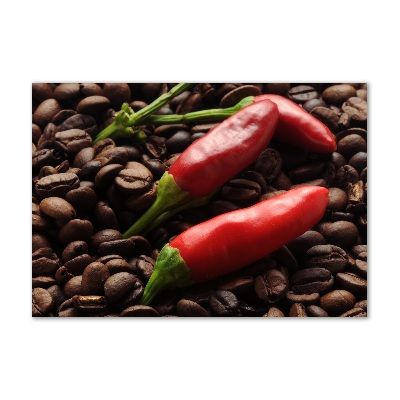 Plexiglas schilderij Chili en koffie