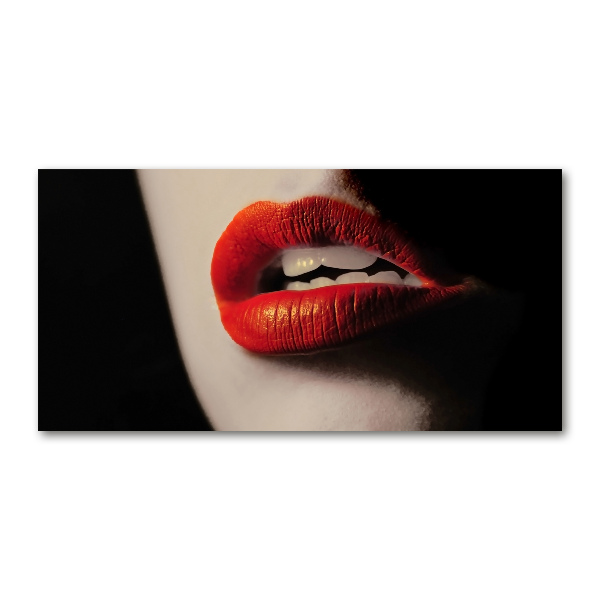Foto plexiglas Rode lippen