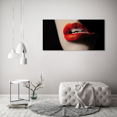 Foto plexiglas Rode lippen