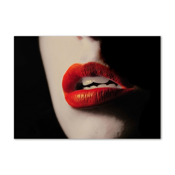 Foto plexiglas Rode lippen