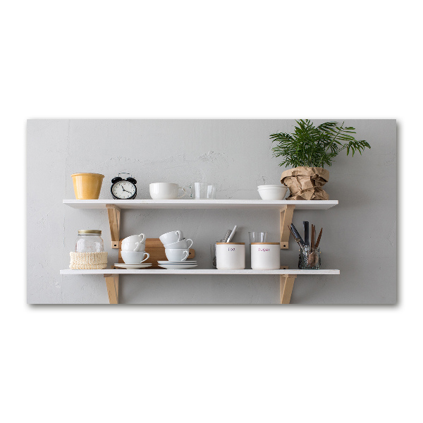 Foto in plexiglas Decoraties op de plank