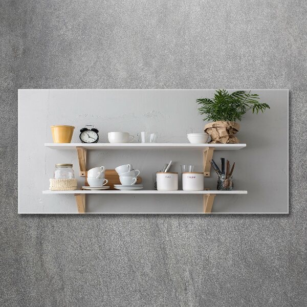 Foto in plexiglas Decoraties op de plank