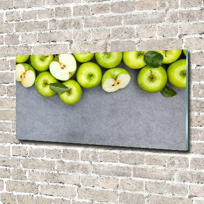 Foto op plexiglas Groene appels