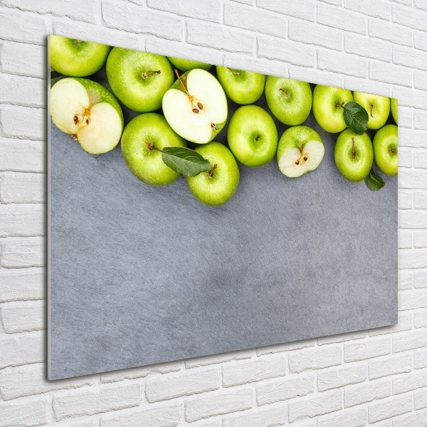 Foto op plexiglas Groene appels