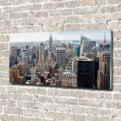 Plexiglas schilderij New York