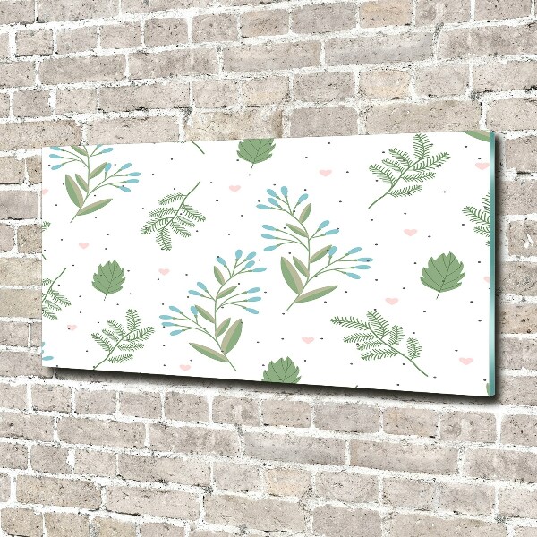 Schilderij op acrylglas Bladeren