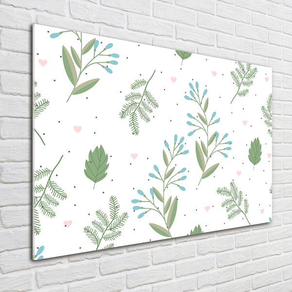 Schilderij op acrylglas Bladeren