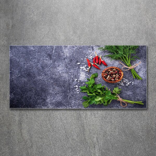 Plexiglas schilderij Kruiden en specerijen