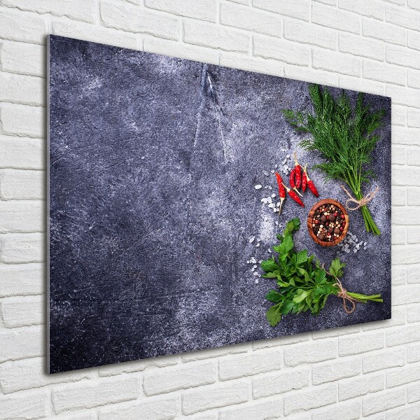 Plexiglas schilderij Kruiden en specerijen