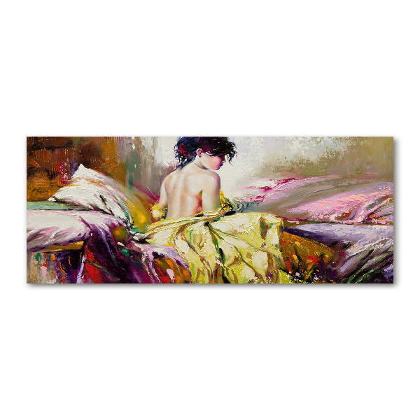 Foto op plexiglas Halfnaakte vrouw