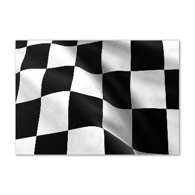 Schilderij op acrylglas Finishvlag