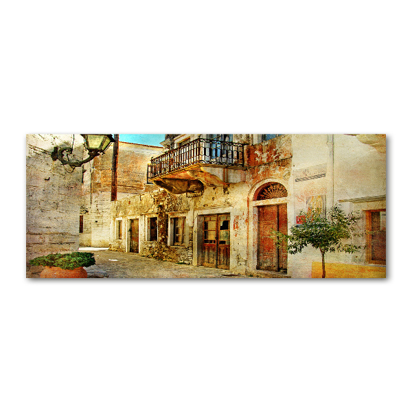 Plexiglas schilderij Straten in Griekenland