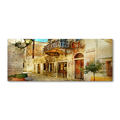 Plexiglas schilderij Straten in Griekenland