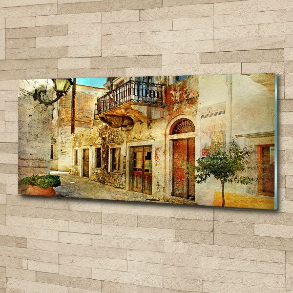 Plexiglas schilderij Straten in Griekenland