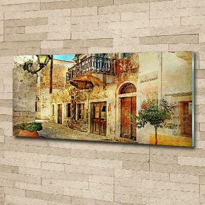 Plexiglas schilderij Straten in Griekenland