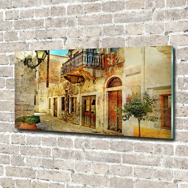 Plexiglas schilderij Straten in Griekenland