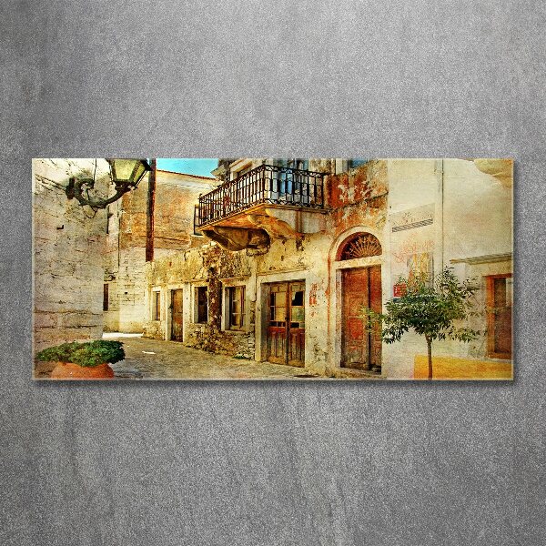 Plexiglas schilderij Straten in Griekenland