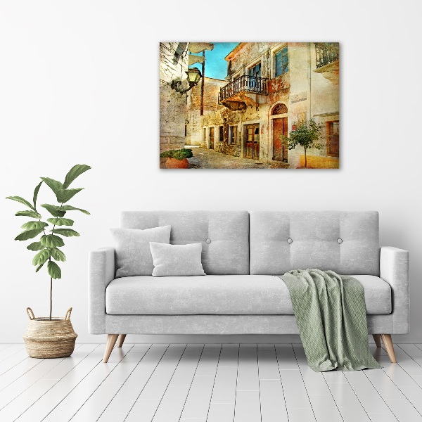Plexiglas schilderij Straten in Griekenland