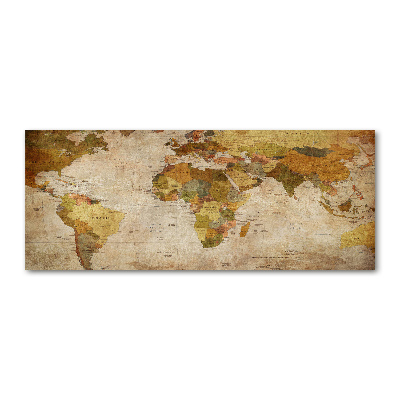 Foto plexiglas Politieke kaart