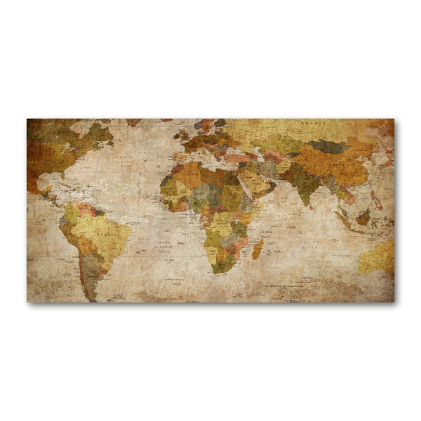 Foto plexiglas Politieke kaart