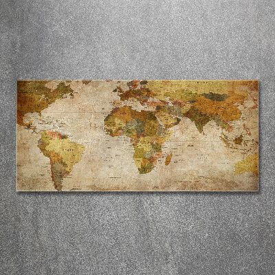 Foto plexiglas Politieke kaart