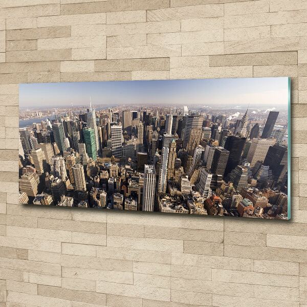 Foto plexiglas New York vanuit vogelperspectief