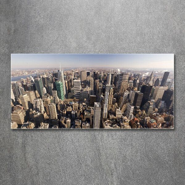 Foto plexiglas New York vanuit vogelperspectief