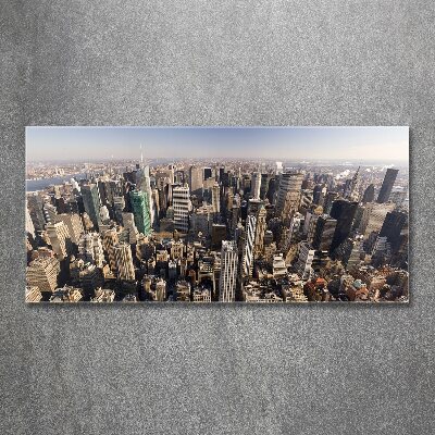 Foto plexiglas New York vanuit vogelperspectief