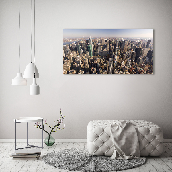 Foto plexiglas New York vanuit vogelperspectief