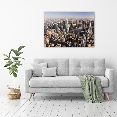 Foto plexiglas New York vanuit vogelperspectief