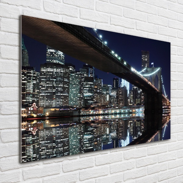 Schilderij op acrylglas Brooklynbrug