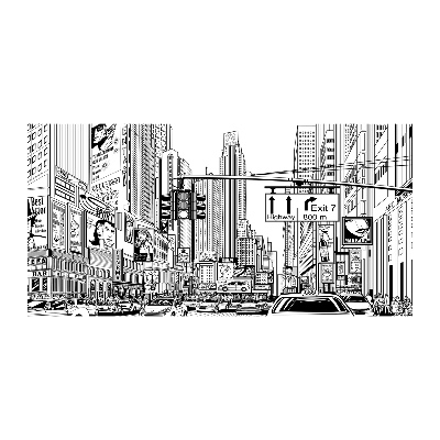 Plexiglas foto Straten van New York