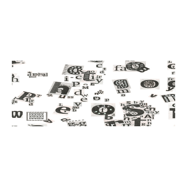 Foto plexiglas Brieven uit een krant