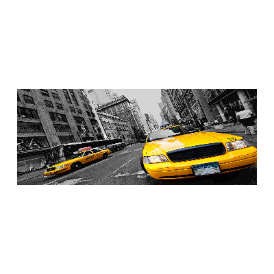 Plexiglas foto New Yorkse taxi's