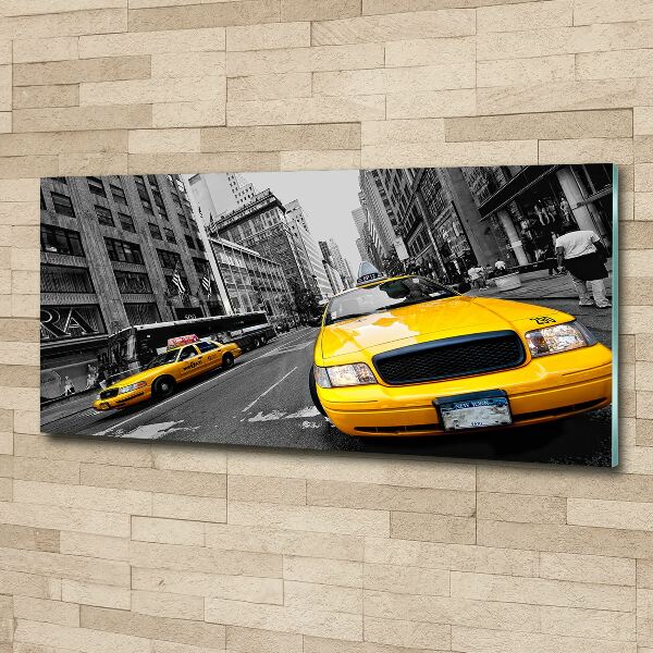 Plexiglas foto New Yorkse taxi's